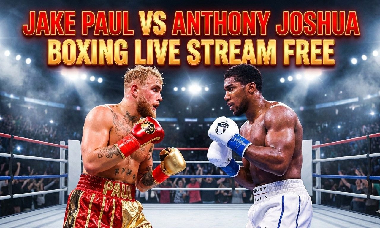 Jake Paul vs. Anthony Joshua: How to watch, ring walk time, rules, TV channel, date
