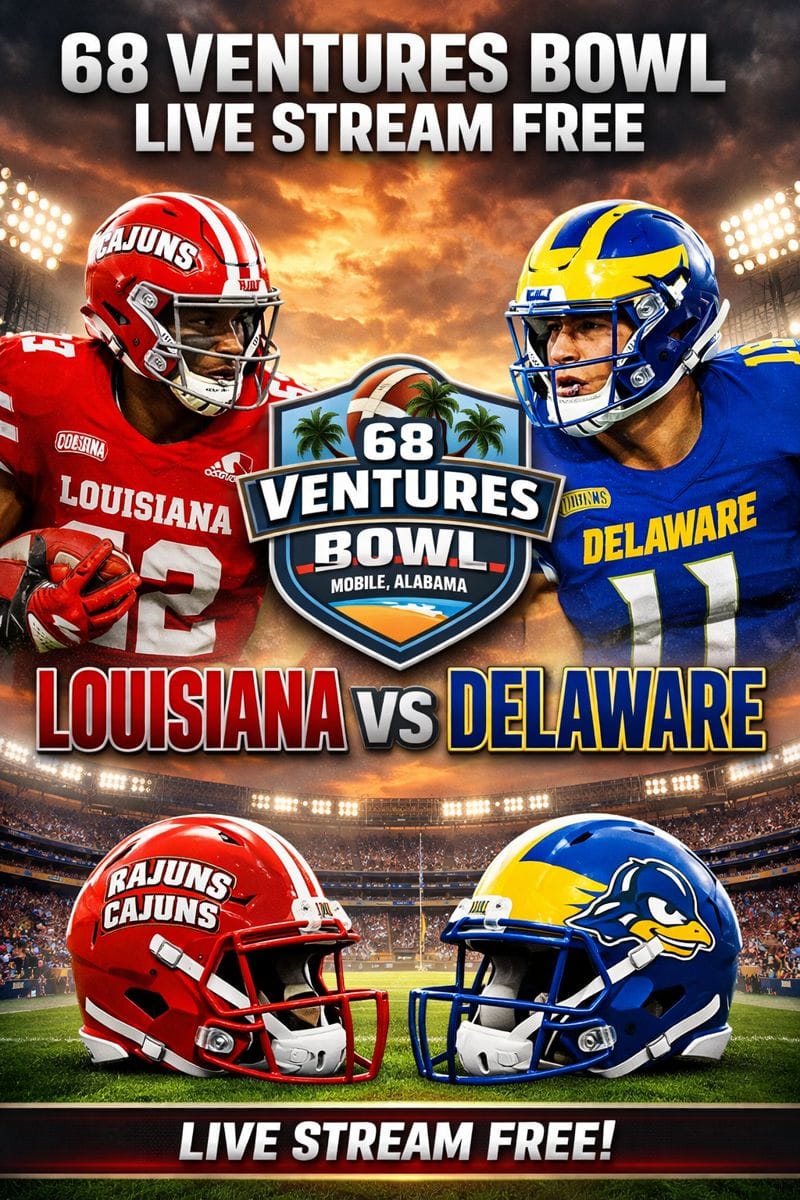 Louisiana vs Delaware College Football Game: Time, Date, TV Channel, 2025 68 Ventures Bowl Preview