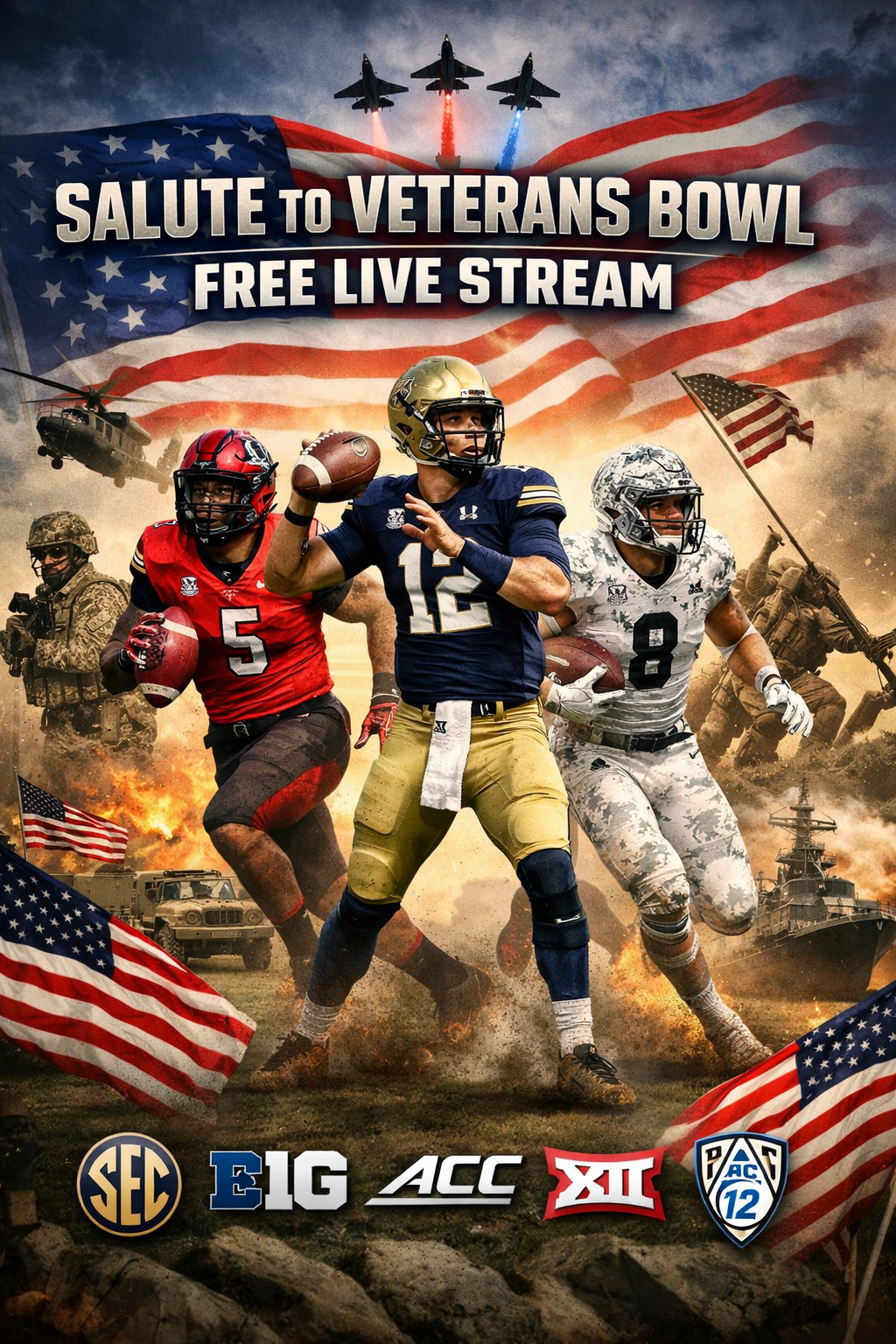 IS4S Salute to Veterans Bowl: Troy vs Jacksonville State Live Stream Free & How to Watch Online TV Channel