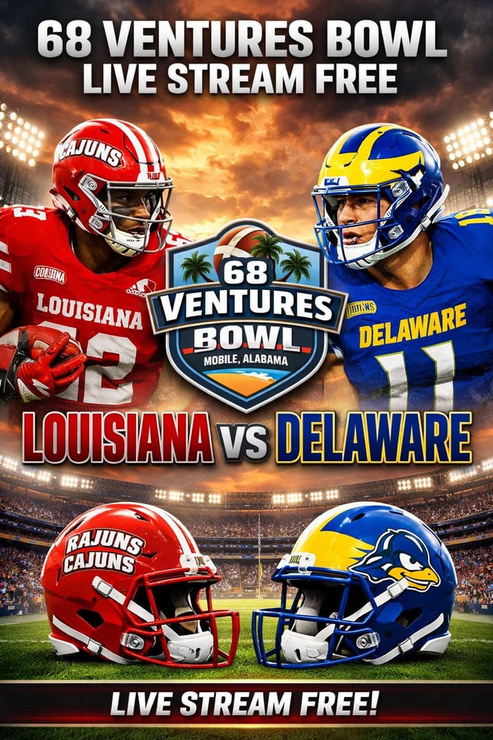 Louisiana vs Delaware College Football Game: Time, Date, TV Channel, 2025 68 Ventures Bowl Preview