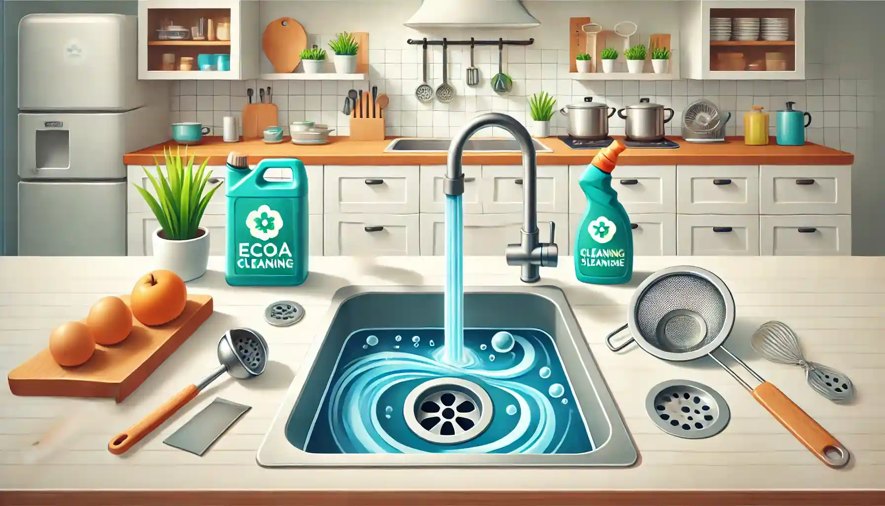 prevent kitchen drain from clogging