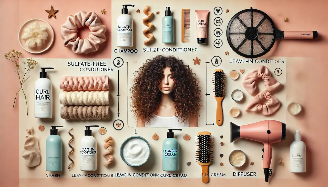 curly hair routine