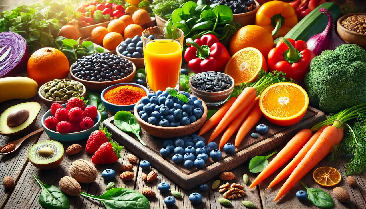 antioxidant-rich foods for promoting eye health