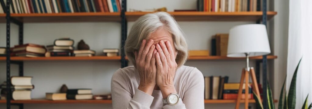 stressful woman